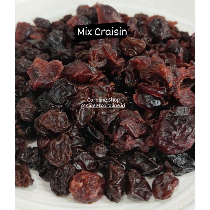 

200gram Mix Craisin/ Dried Cranberry Raisin/ Buah Kering