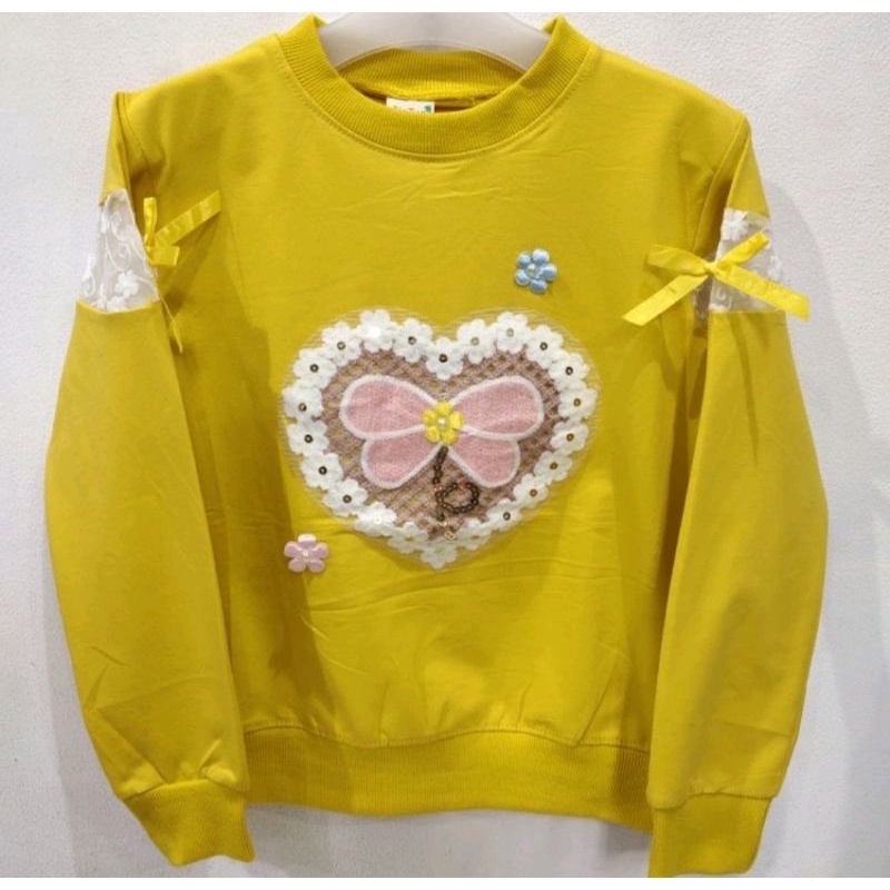 sweater anak perempuan usia 2 - 11 tahun / sweater anak karakter