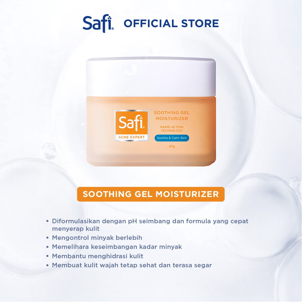 SAFI ACNE EXPERT SOOTHING GEL MOISTURIZER 45GR