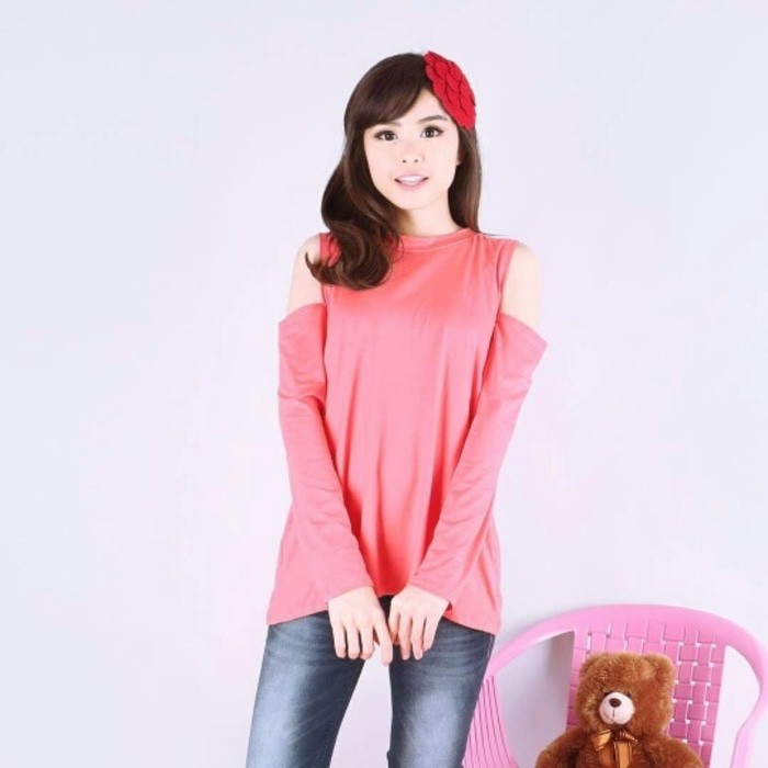 Blessshopping Sale Blouse Summer Fest peach