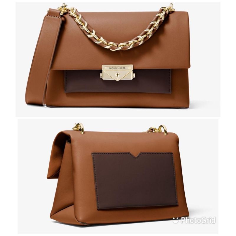 Tas MK Original - Michael Kors Cece Medium Brown