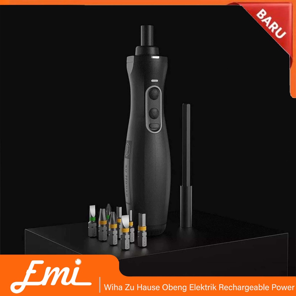 Wiha Zu Hause Electric Power Screwdriver With 8 Screws By EMI