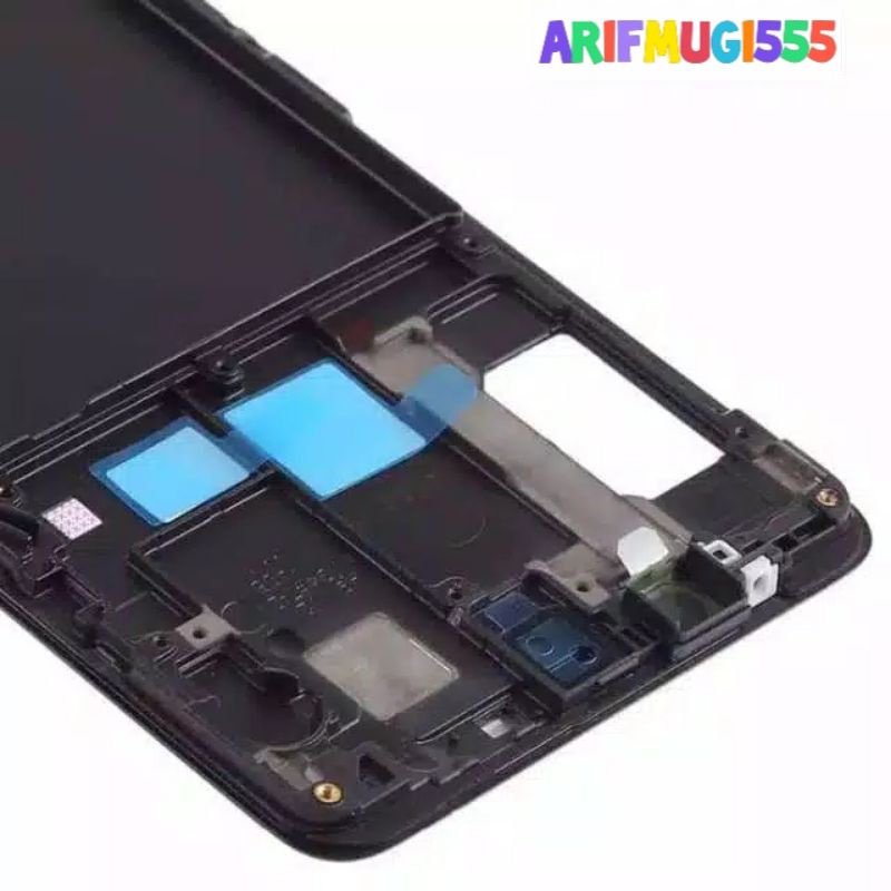 Front Frame Lcd Tulang Tengah Tatakan Dudukan Bezzel Bezel Samsung galaxy A9 A920 2018 Original