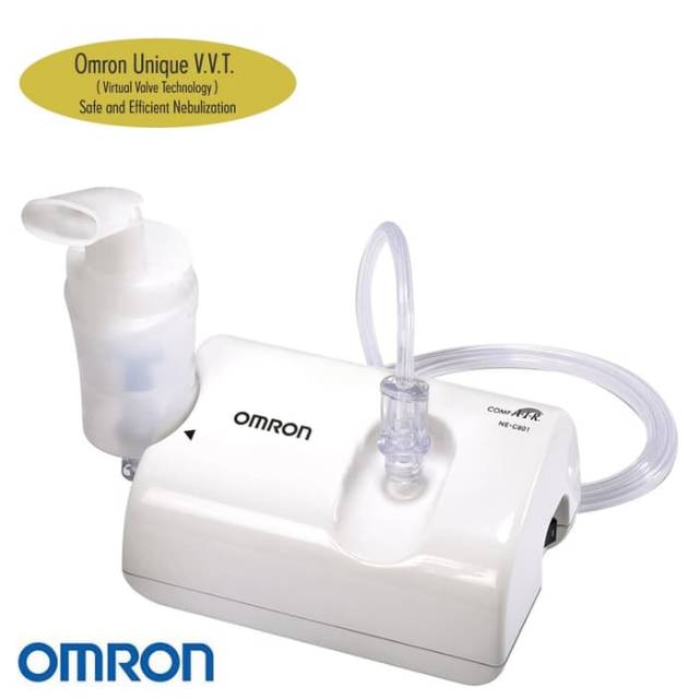 Nebulizer Compressor Original Omron NE C801 / Alat Terapi Uap Pernafasan Omron NEC801