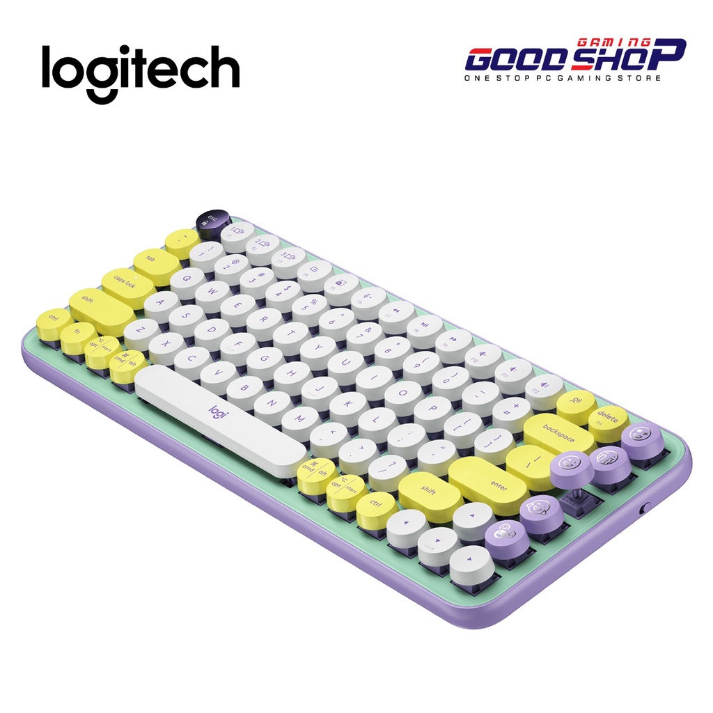 Logitech POP Keys Compact, Emoji Keys - Wireless Mechanical Keyboard