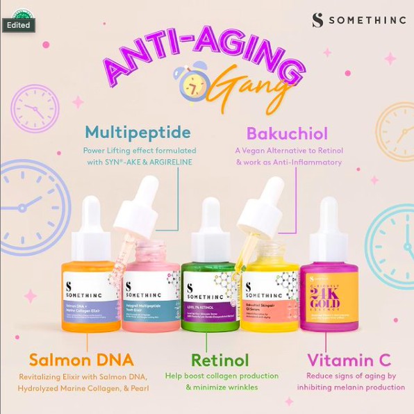 SOMETHINC Serum Toner Cleanser | Gold Niacinamide Hyaluronic AHA BHA Peeling Bakuchiol Ceramic BPOM