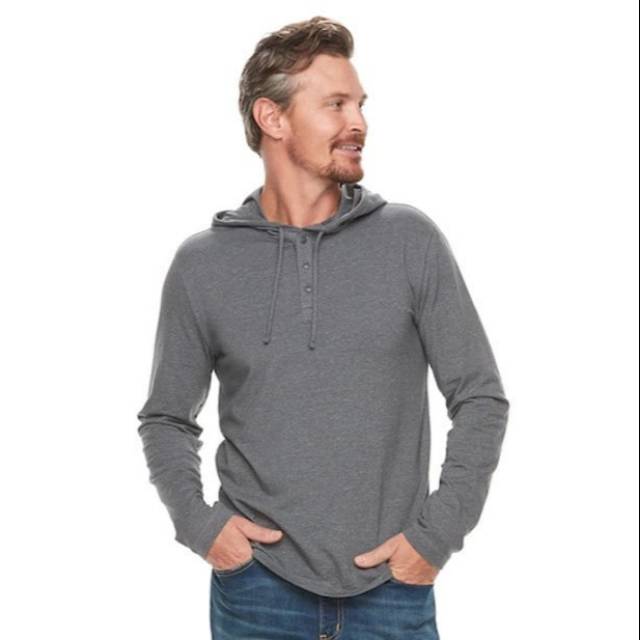 Jaket Casual Hoodie Henley SONOMA Flexwear material good for life Grey