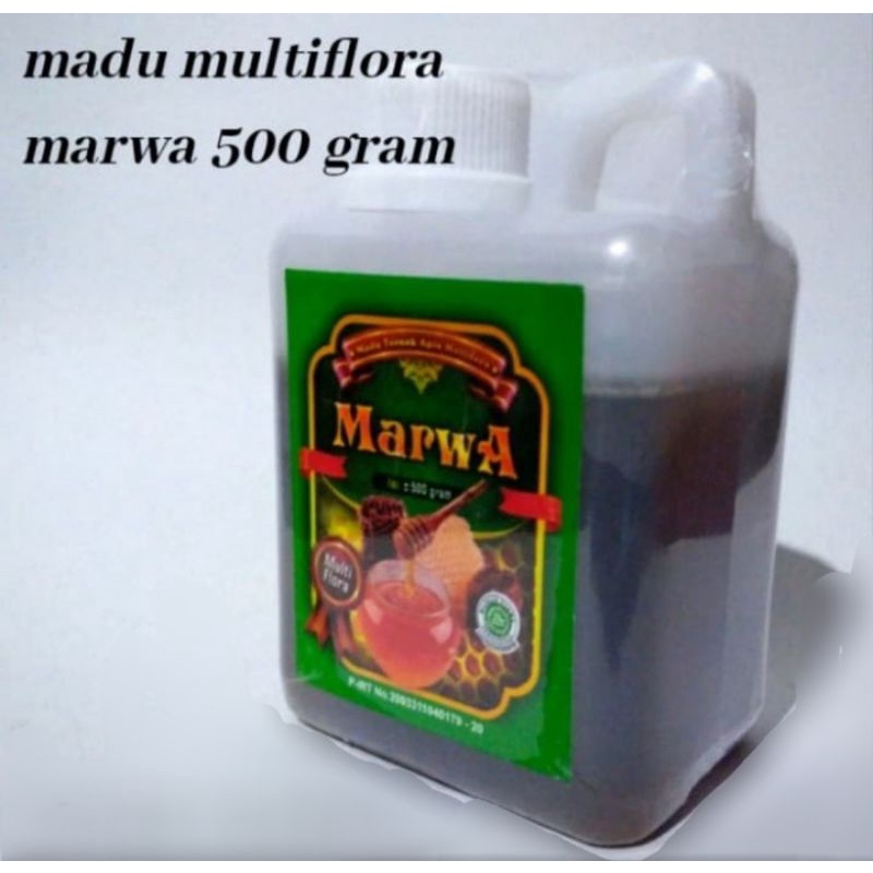 

Madu Multiflora Marwa 500 gram