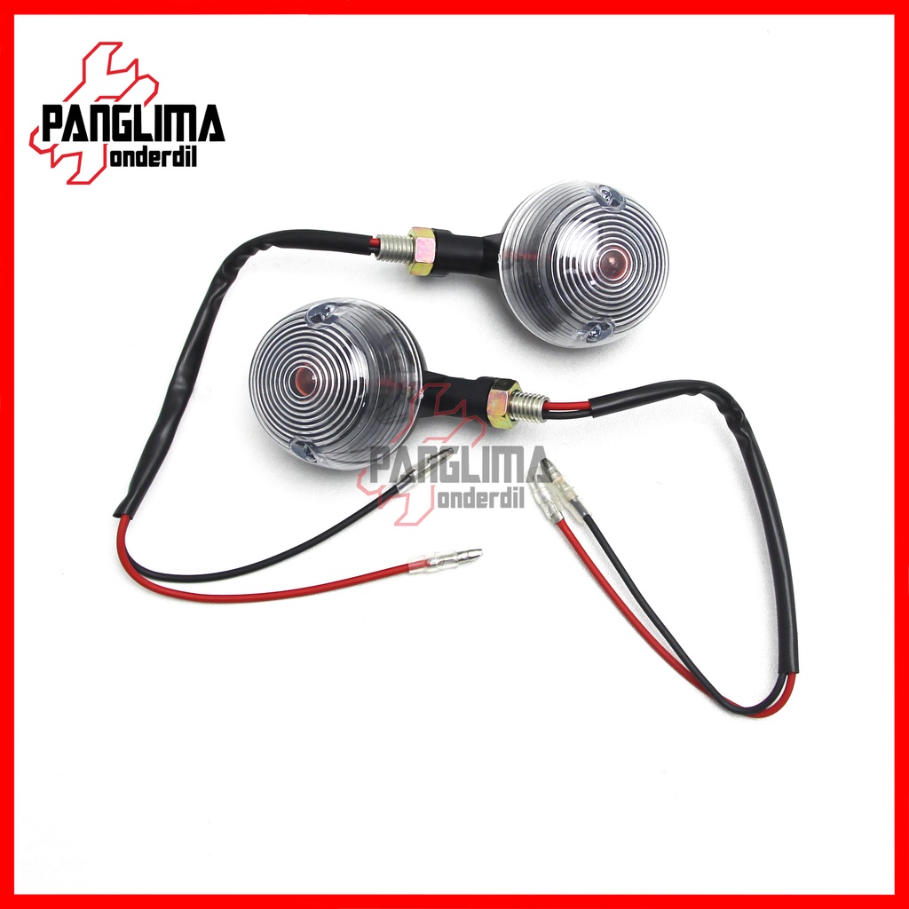 Lampu Sein Belakang Mika Putih Mini Honda C70-C 70 Sen Ritting-Riting-Retting-Reting Sign