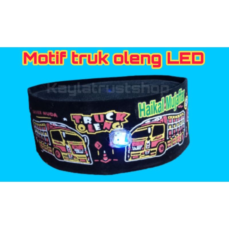 Free nama Songkok, peci, kopyah anak karakter LED menyala