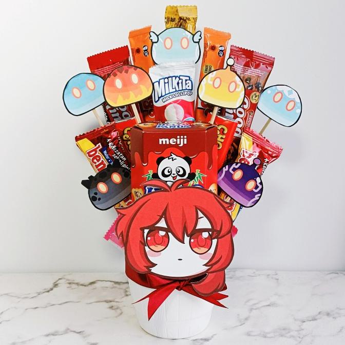 

Premium Product!!! Hampers Snack Paket Gift Box Kado Ultah Wisuda Character Diluc Gi - Paling Diminati