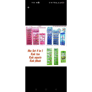 rak gantung HBO SET 3IN1
