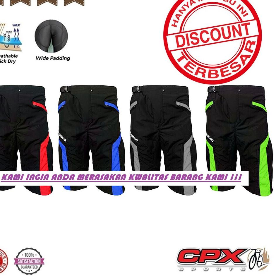 Special Order Celana Sepeda Pendek Kolor Gowes Parasut Pria Padding Busa MTB Downhill