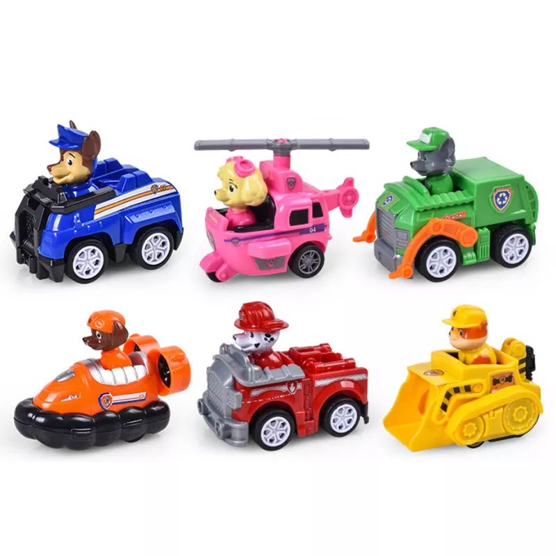 Kado Mainan anak Cowok Paw Patrol Dengan Kemasan 1 set isi 6 pcs