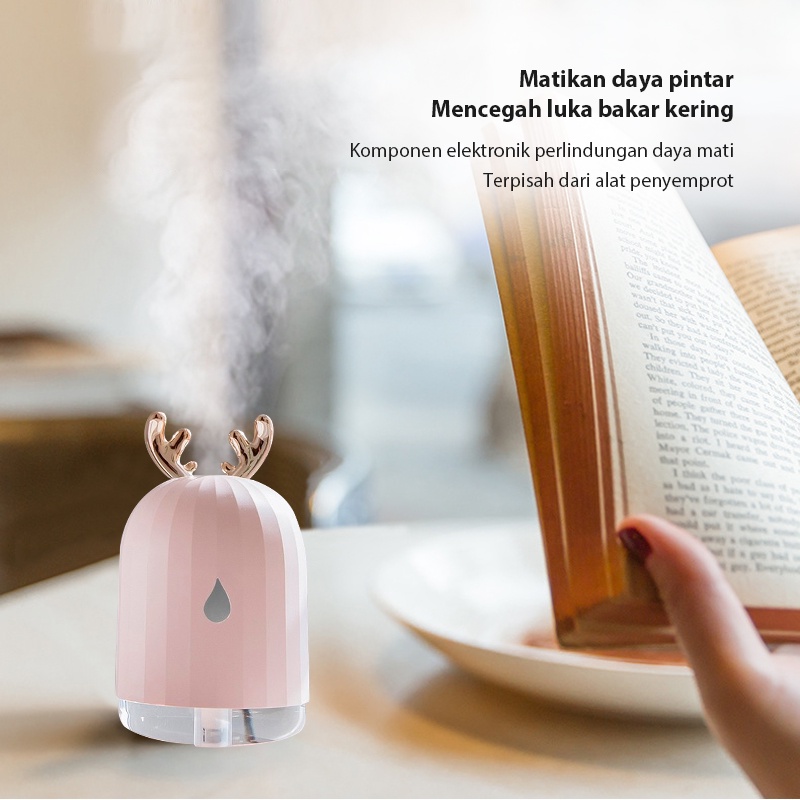 Humidifier Udara Purifier Air Diffuser Portable Pelembab Penjernih Udara AJ-4/ 3IN1