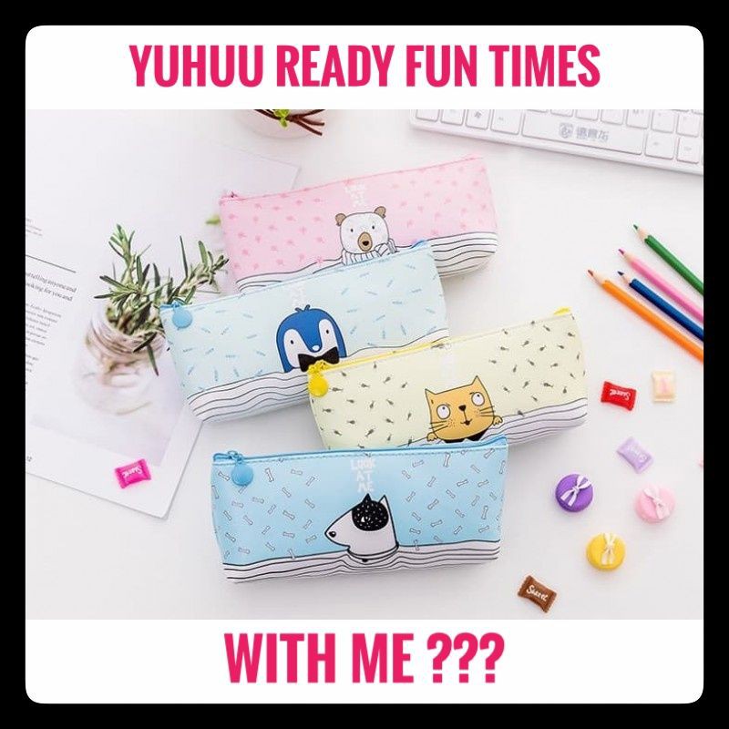 

Tempat pensil lucu murah grosir motif Look At Me