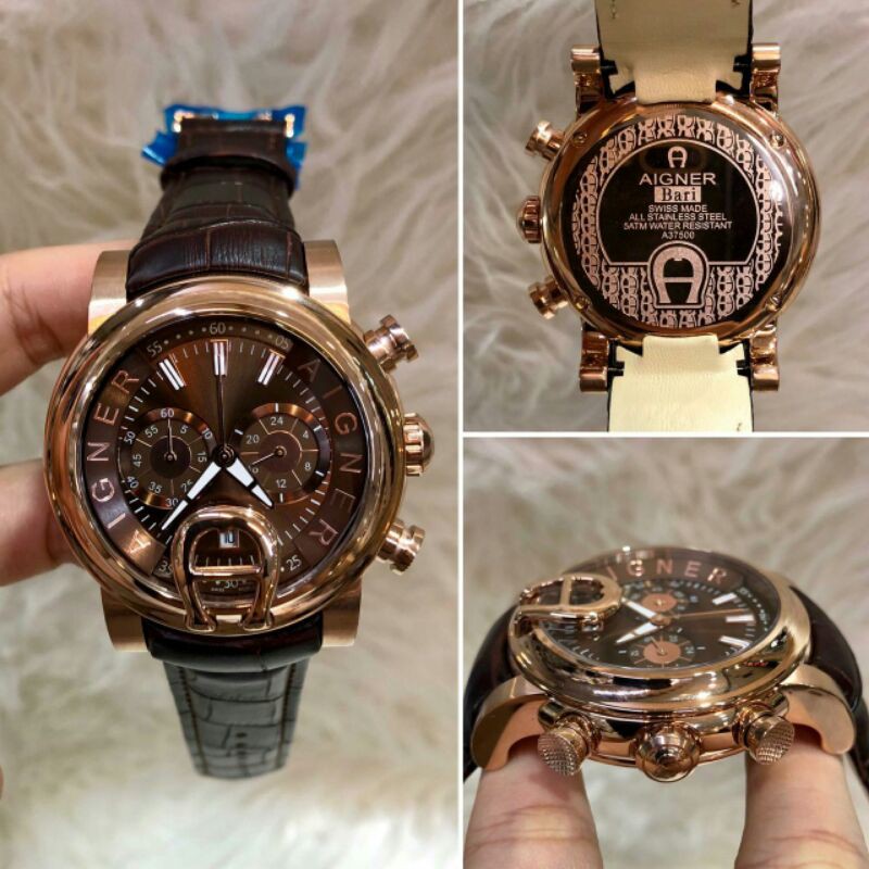 JAM TANGAN PRIA AIGNER BARI GRADE AAA+ SUPER PREMIUM QUALITY