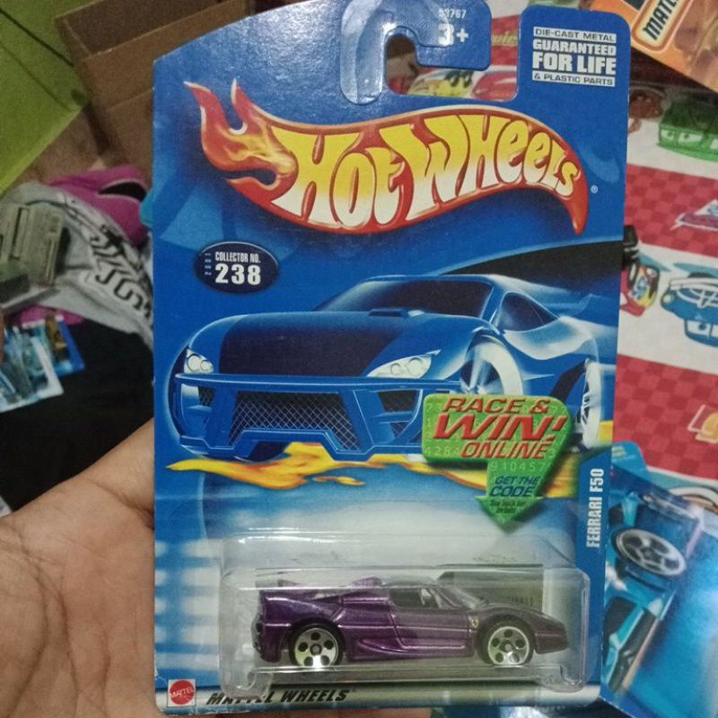 Hot wheels Ferrari F50 ungu