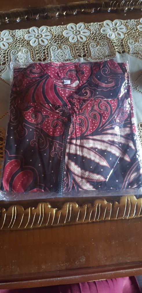 All Zipper Tunik Batik Modern M - Jumbo