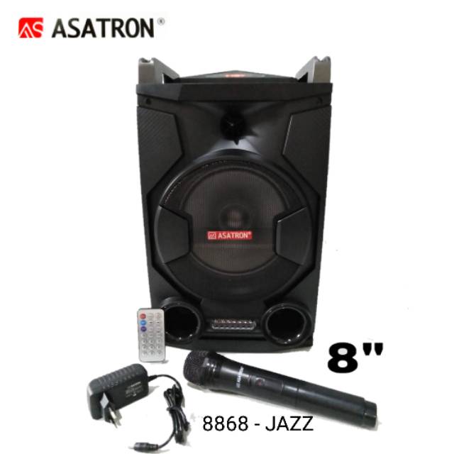 SPEAKER PORTABLE ASATRON HT8868 JAZZ MIC MEETING WIRELESS WITH BLUETOOTH