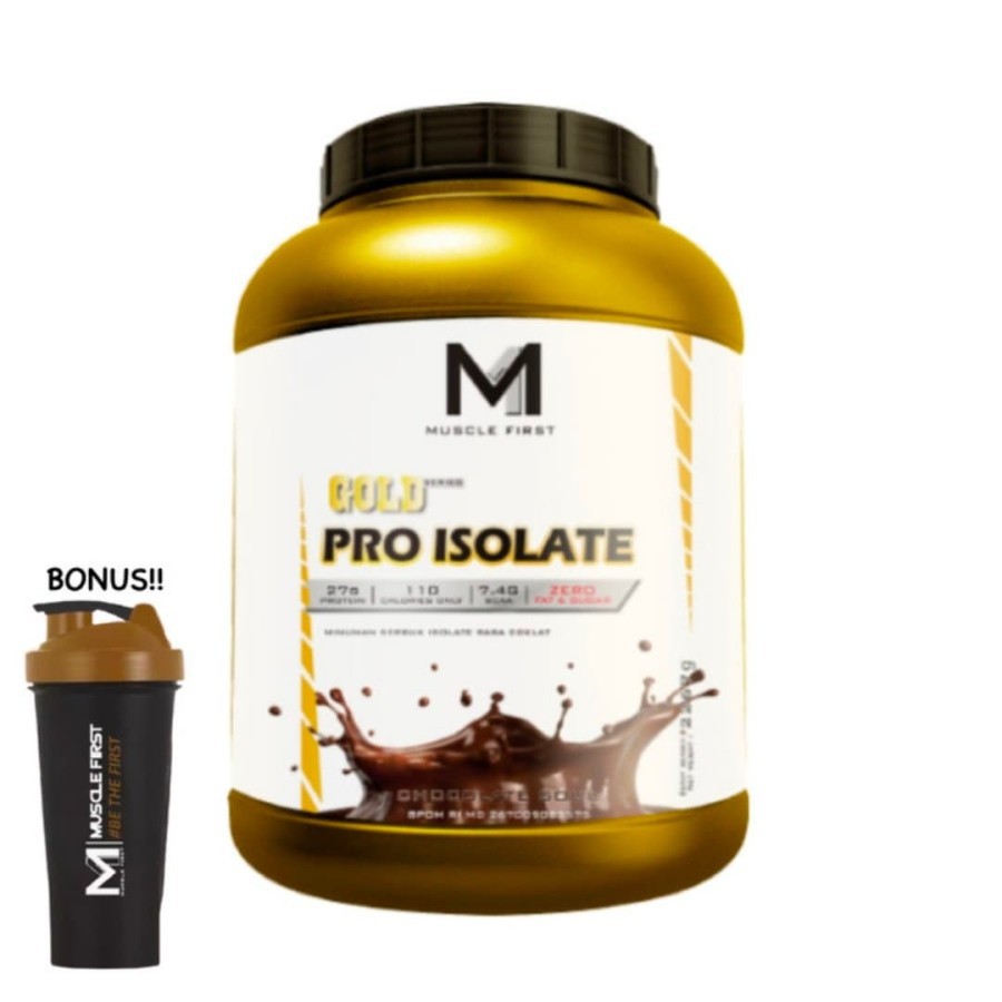 M1 muscle first Whey protein Gold pro isolate 5lbs 5 lb LBS BPOM