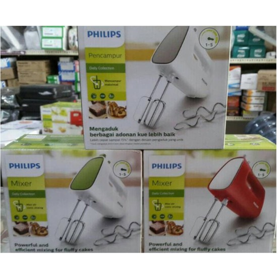 Philips Hand Mixer / Mixer Tangan HR 1552 Pencampur Pengaduk GARANSI