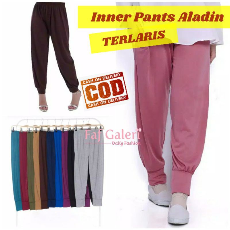 INNER PANTS Celamis RIB Lingkar Kaki Legging Gamis Outfit Hijab Daleman Gamis