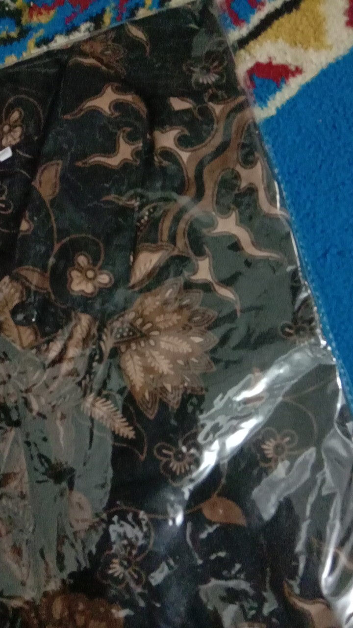 Batik Dolby Dolbi Dobby Doby Tenun Sutra Tulis Katun Atbm Baron Atasan Batik Wanita Sogan Srg308