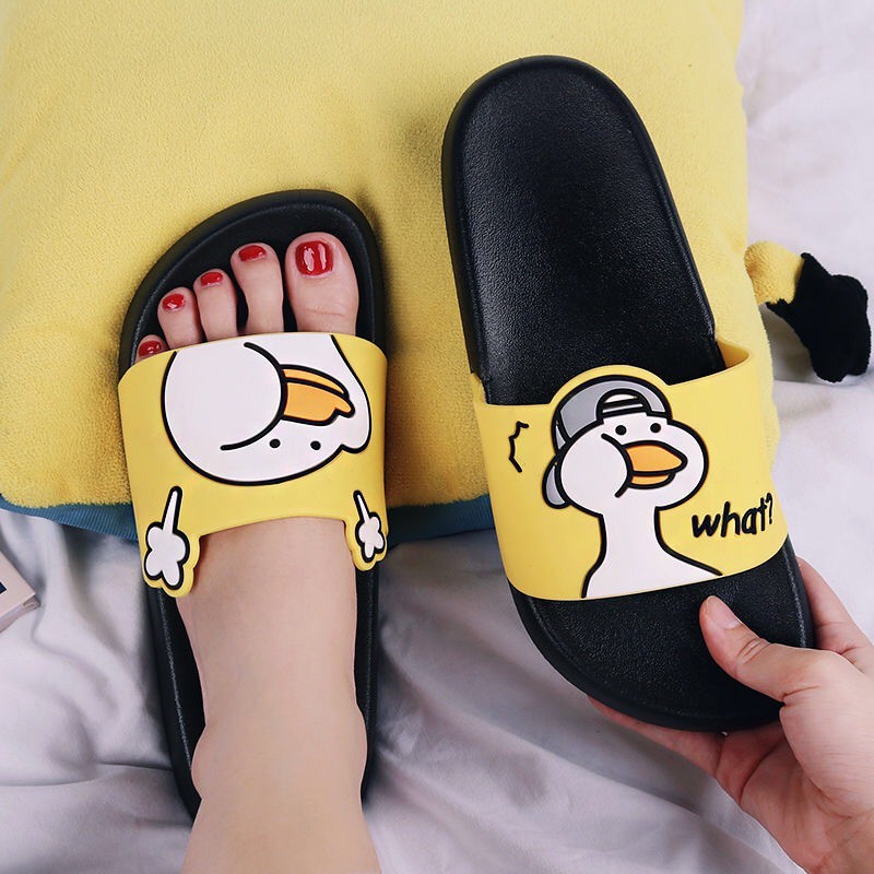 HappyOliver SANDAL WHATGOOSE Sandal selop karet lucu anak, Sandal anak dino lucu