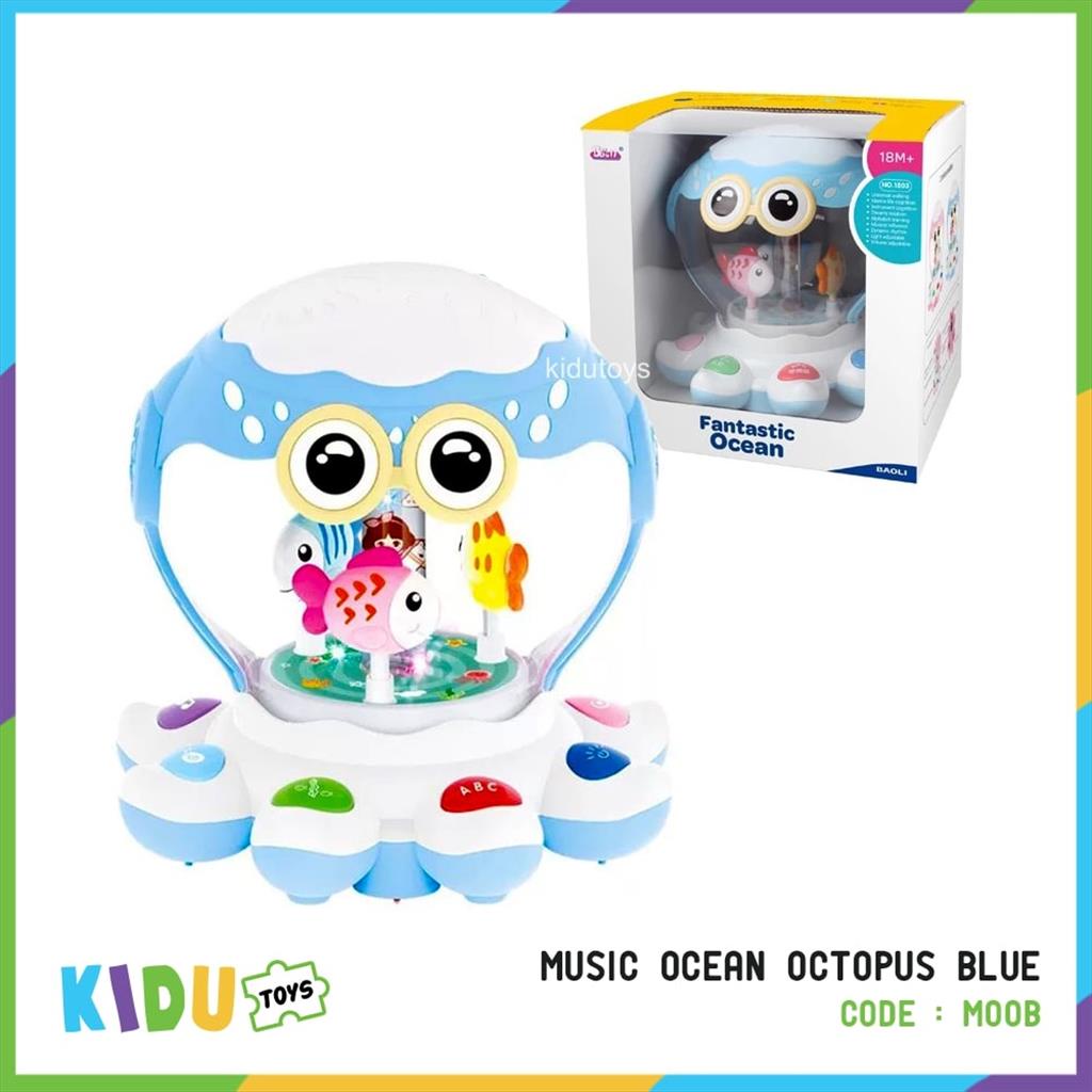 Mainan Anak Musik Octopus Carousel Wonderland / Music Ocean Octopus Kidu Toys