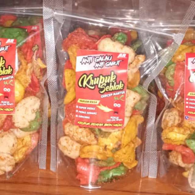 

Krupuk seblak super pedas