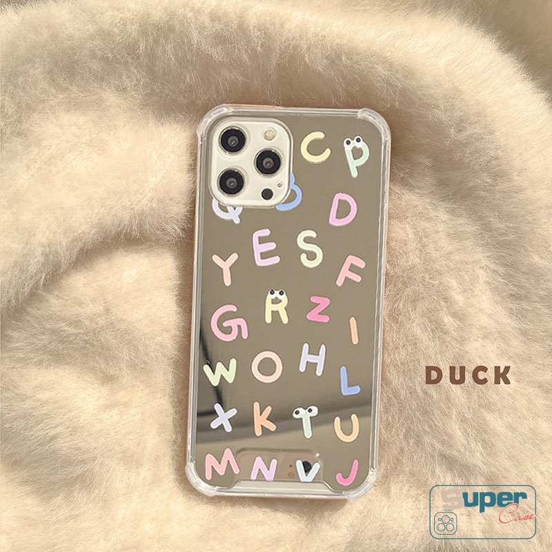 Casing iPhone 13 11 7Plus 8Plus XR X XS Max 13 Pro Max 12 Pro Max 7 8 + 11Pro Max SE 2020 Shockproof Motif Huruf