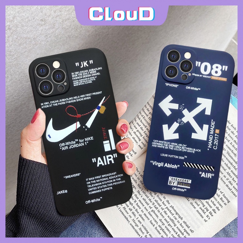 Soft Case TPU Off-white Shockproof Cover Samsung A03 A12 A53 A33 A52 A72 A51 A52s A20s A70 A10S A50 A70 A32 A22 A13A20S A71 M21 A311 M22