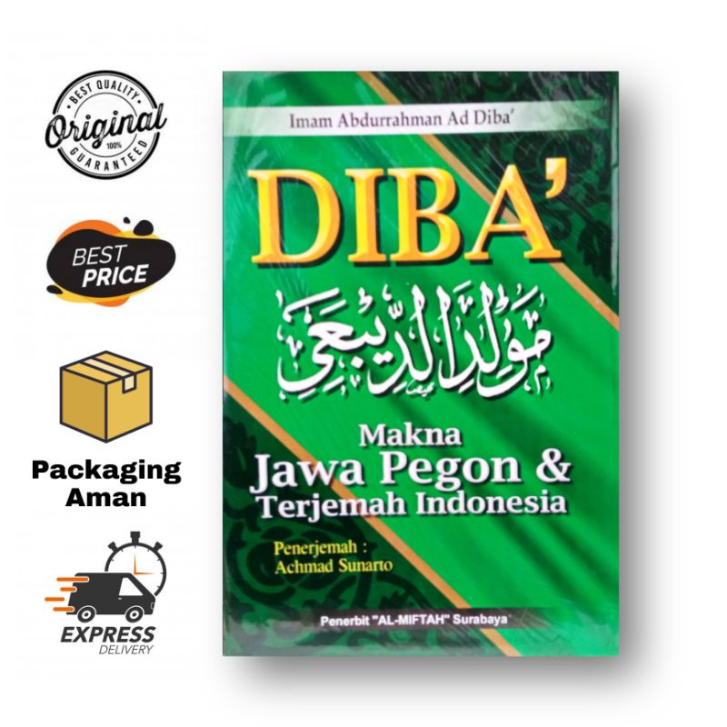 Kitab Diba' (Makna Jawa Pegon & Terjemah Indonesia)
