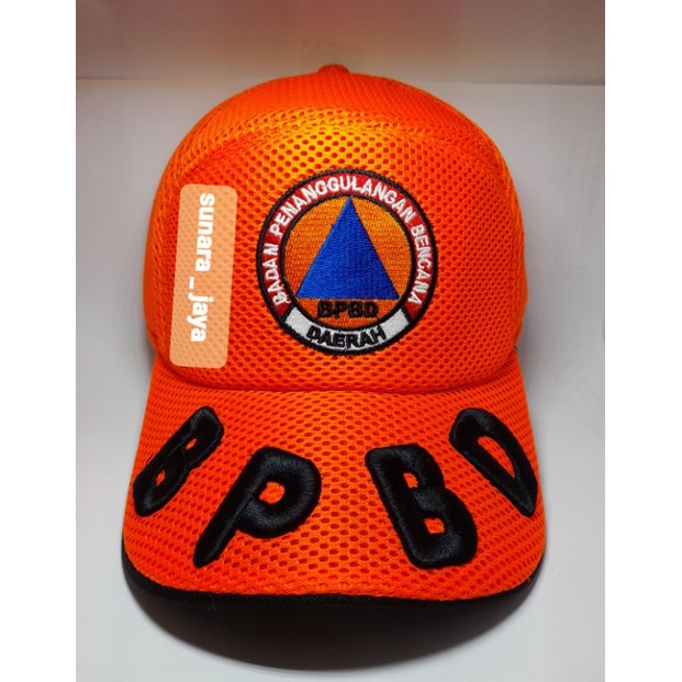 TOPI BPBD # TOPI BPBD ORANGE #ATRIBUT BPBD
