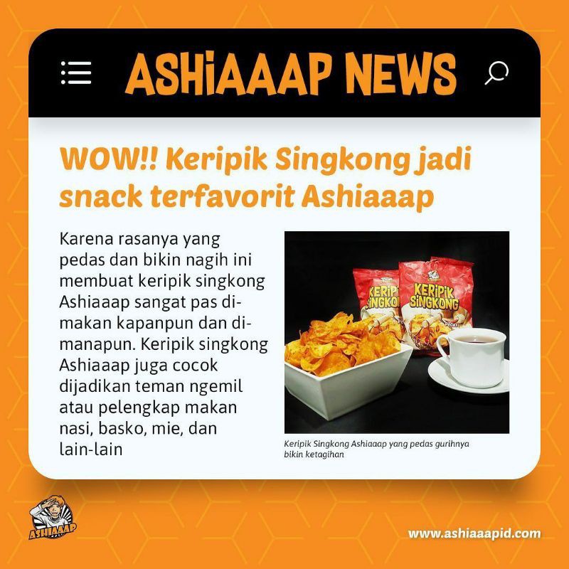 

KERIPIK SINGKONG BY ATTA HALILINTAR
