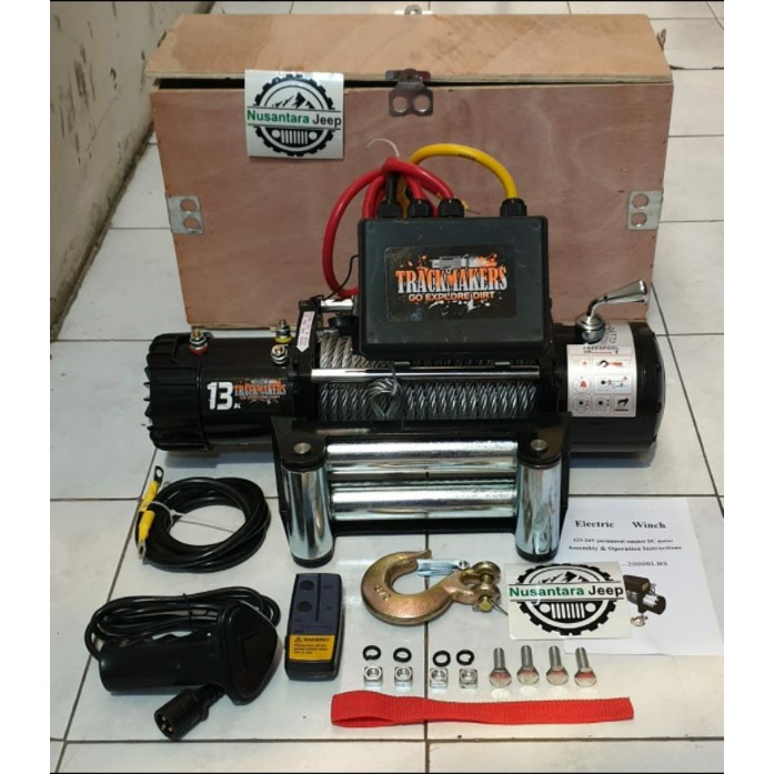 trackmaker winch 13000lb 5.9ton baja