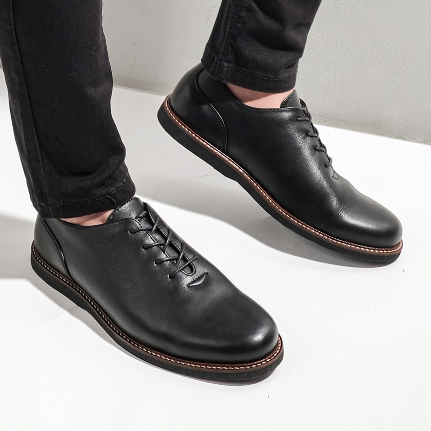 GUSTAV BLACK (KULIT ASLI) |ManNeedMe x Greata| Sepatu Pantofel Pria Formal Shoes ORIGINAL