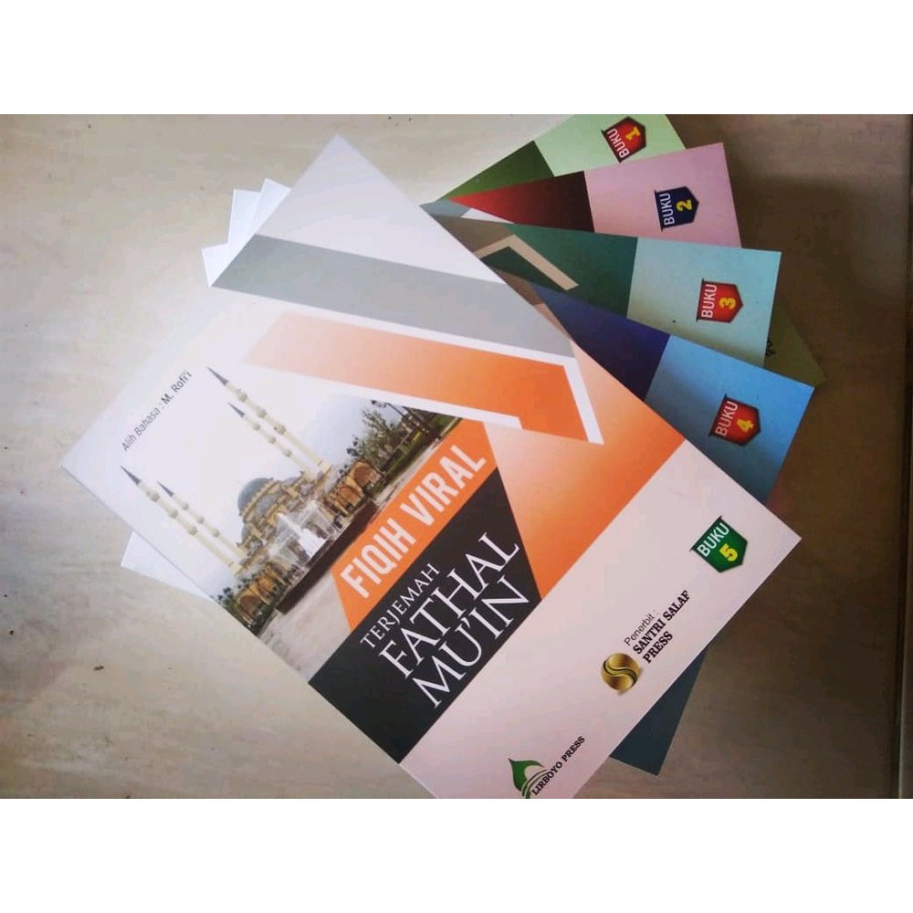 Fiqh Viral Terjemah kitab Fathul Muin 5 Jilid Lengkap Dengan Makna Lirboyo Press