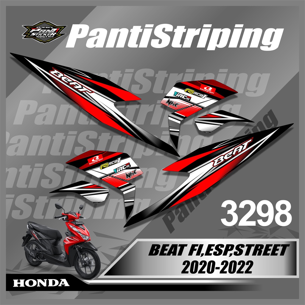 3298 Sticker Striping Beat 2020 Fi Street New Striping Beat New 2021 Beat Street Deluxe