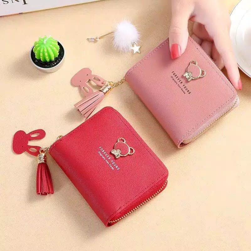 ( Fy ) COD Dompet import Dompet Wanita Mini Cantik A28 / A40 Dompet Import murah cantik Real Pict