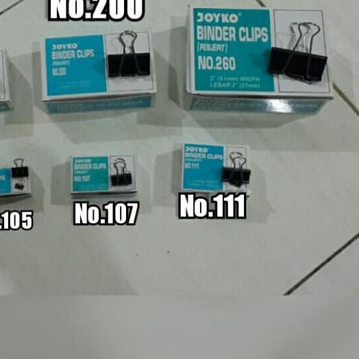 

♀ Binder Clips Joyko No. 260 ℗