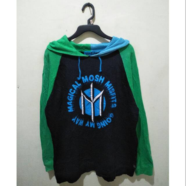 Hoodie magical mosh misfits hitam cowok second