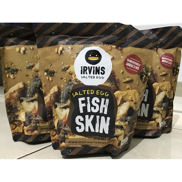 

IRVINS Salted Egg Fish Skin 105 Gram Original Singapore ~ kp1753
