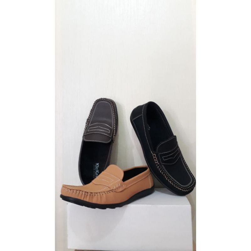 SEPATU KICKERS SLIP ON PRIA MODEL RAJUT(kualitas premium)