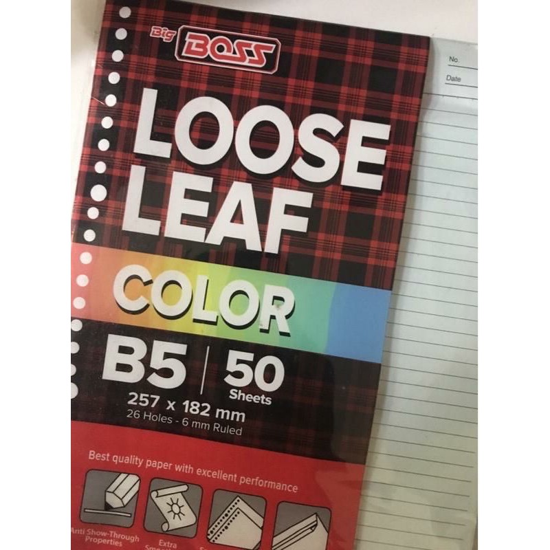 

Kertas Loose Leaf