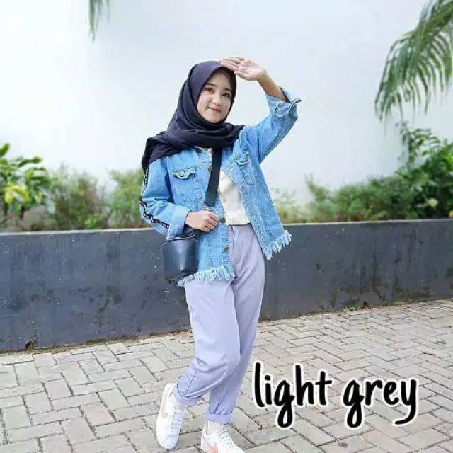 LANGSUNG ORDER SAJA SISA DIKIT ! CELANA KATUN CEWEK MISSHOTTY S M L XL STRETCH/KARET HIGHWAIST