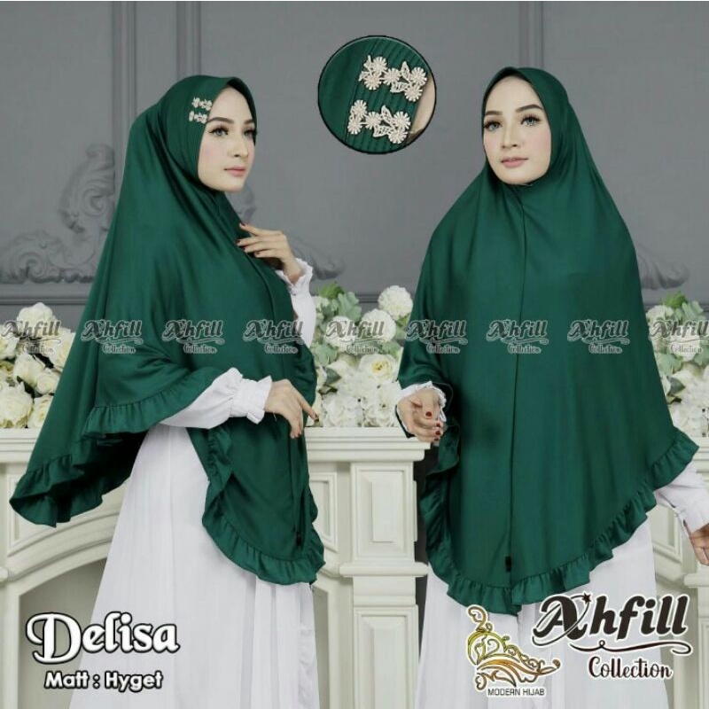 jilbab jumbo Delisa by ahfil - hijab jumbo Delisa - Khimar DELISA