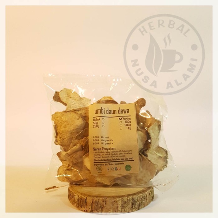 

UMBI DAUN DEWA KERING | PREMIUM | Gynura Divaricata 100g