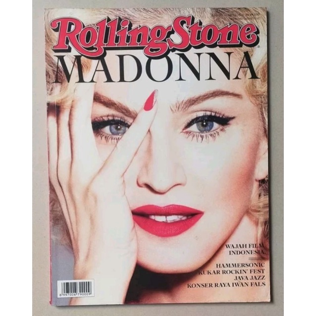 Majalah Rolling Stone April 2015 - Cover Madonna - Kid Rock, Iwan Fals